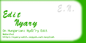 edit nyary business card